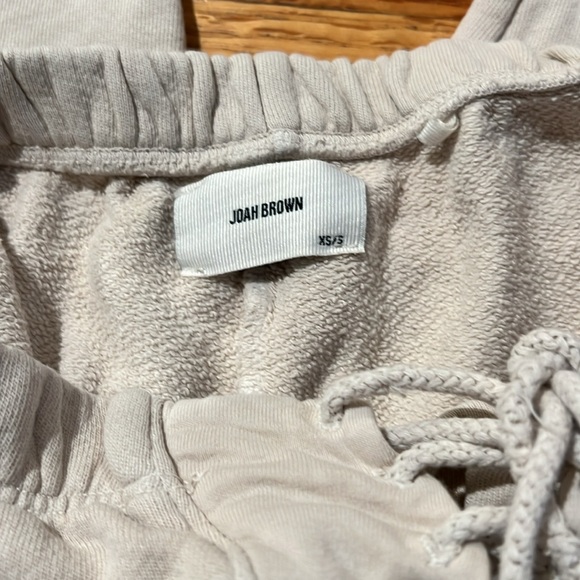 Joah Brown Lace up Jogger xs/s - Picture 3 of 4